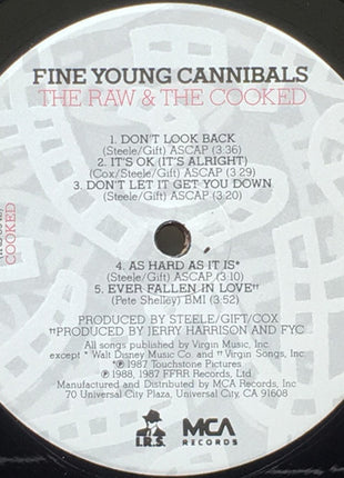 Fine Young Cannibals : The Raw & The Cooked (LP, Album, Glo)