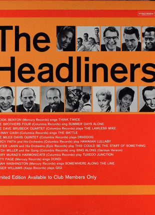 Various : The Headliners, Volume 2 (LP, Mono, Club, Ltd, Smplr)