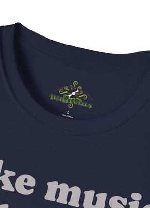 I like music and maybe 3 people T-Shirt | Funny Introvert Tee, Music Lover Shirt