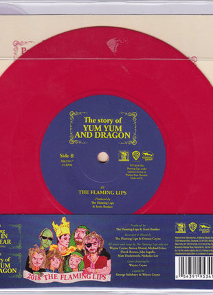 The Flaming Lips : The Story Of Yum Yum And Dragon (7", RSD, Single, Ltd, Pin)