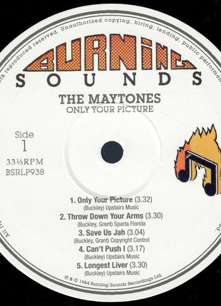 The Maytones : Only Your Picture (LP, Album, RE, 180 + 12", Maxi)