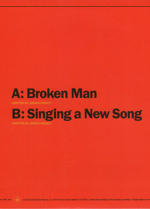 Joshua Hedley : Broken Man / Singing a New Song (7", RSD, Single, Ltd, Bro)