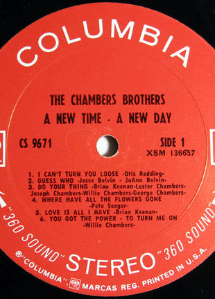 The Chambers Brothers : A New Time - A New Day (LP, Album, Pit)
