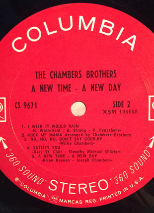 The Chambers Brothers : A New Time - A New Day (LP, Album, Pit)