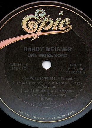Randy Meisner : One More Song (LP, Album, Ter)