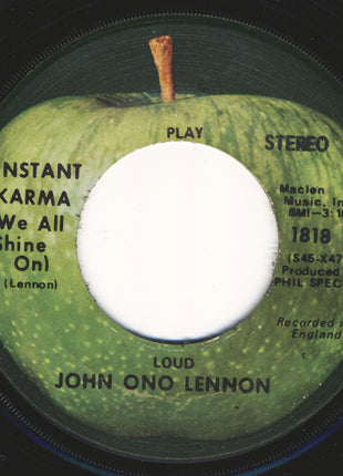 John Lennon : Instant Karma! (We All Shine On) (7", Single, Scr)