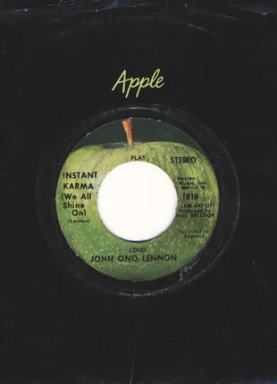 John Lennon : Instant Karma! (We All Shine On) (7", Single, Scr)