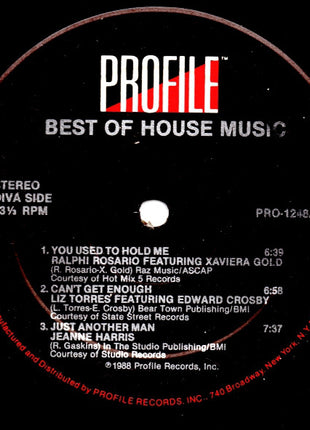 Various : Best Of House Music (2xLP, Comp)