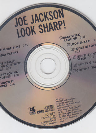 Joe Jackson : Look Sharp! (CD, Album, Club, RE)