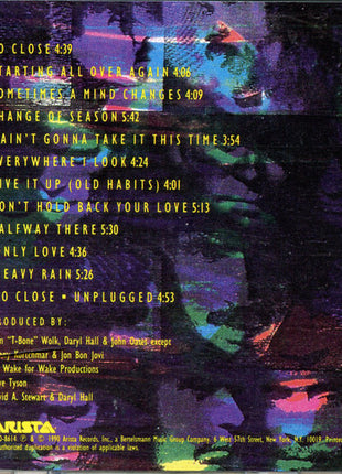 Daryl Hall & John Oates : Change Of Season (CD, Album, Club)