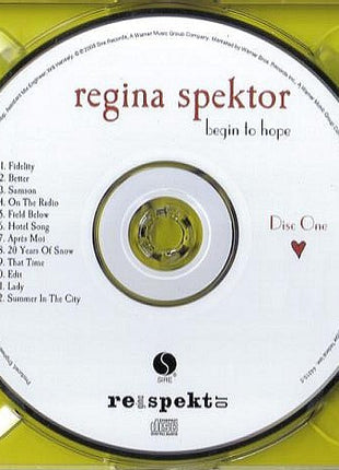 Regina Spektor : Begin To Hope (CD, Album + CD, EP + Dig)