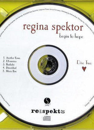 Regina Spektor : Begin To Hope (CD, Album + CD, EP + Dig)