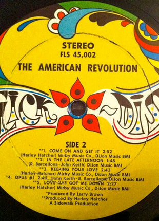 The American Revolution : The American Revolution (LP, Album, Wad)