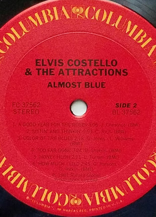 Elvis Costello & The Attractions : Almost Blue (LP, Album, Pit)