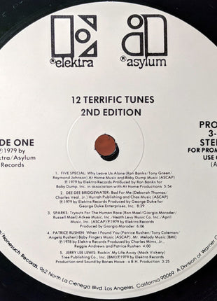 Various : 12 Terrific Tunes: 2nd Edition (LP, Comp, Promo)