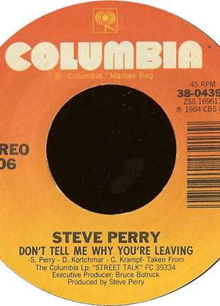 Steve Perry : Oh Sherrie (7", Single, Styrene, Pit)