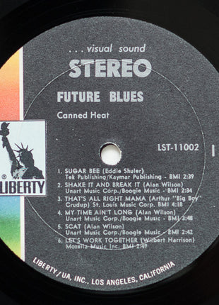 Canned Heat : Future Blues (LP, Album, Gat)