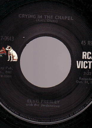 Elvis Presley : Crying In The Chapel (7", Single, Roc)