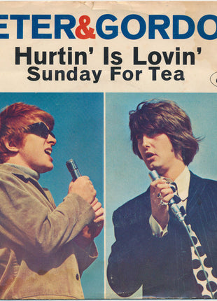 Peter & Gordon : Sunday For Tea  (7", Single, Scr)