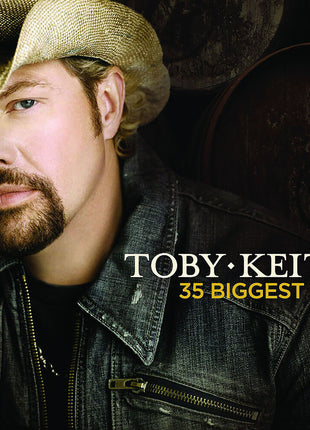 the album cover for Toby Keith - 35 Biggest Hits