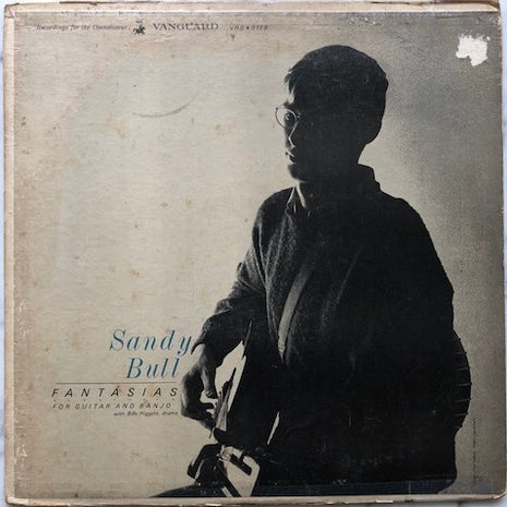 Sandy Bull  With Billy Higgins : Fantasias For Guitar And Banjo (LP, Album, Mono, RP, Gol)