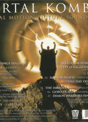 Various : Mortal Kombat (Original Motion Picture Soundtrack) (CD, Comp, Exp)