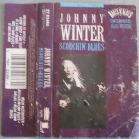 Johnny Winter : Scorchin' Blues (Cass, Album, Comp, Dol)