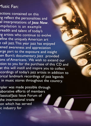 Various : BET On Jazz Presents Jazz Now (CD, Comp, Smplr)