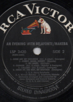 Harry Belafonte / Miriam Makeba : An Evening With Belafonte/Makeba (LP, Album, San)