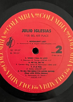 Julio Iglesias : 1100 Bel Air Place (LP, Album, Pit)