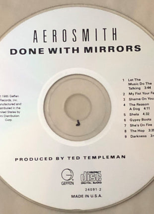 Aerosmith : Done With Mirrors (CD, Album, RE, Uni)