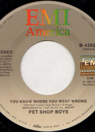 Pet Shop Boys : It's A Sin (7", Single)