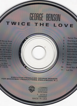 George Benson : Twice The Love (CD, Album, Club)