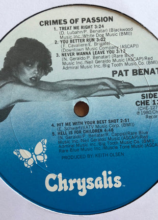 Pat Benatar : Crimes Of Passion (LP, Album, RP, San)