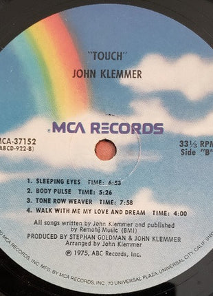 John Klemmer : Touch (LP, Album, RE, Pic)