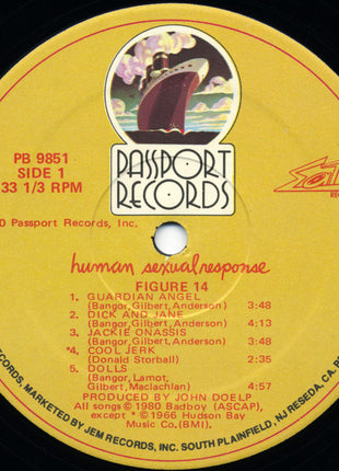Human Sexual Response : Fig. 14 (LP, Album, HUB)