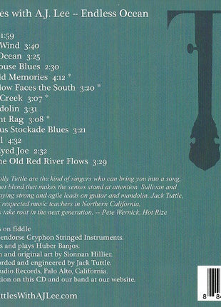 The Tuttles With AJ Lee : Endless Ocean (CD, Album)