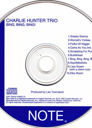 Charlie Hunter Trio : Bing, Bing, Bing! (CD, Album)