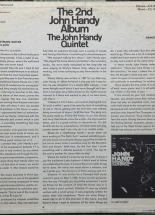 John Handy Quintet : The 2nd John Handy Album (LP, Album, San)