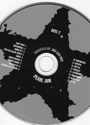 Pearl Jam : Mansfield, MA - July 11th 2003 (3xCD, Album, Tour, Com)