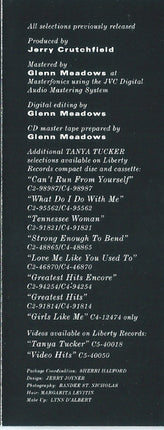 Tanya Tucker : Greatest Hits 1990-1992 (CD, Album, Comp, Club)