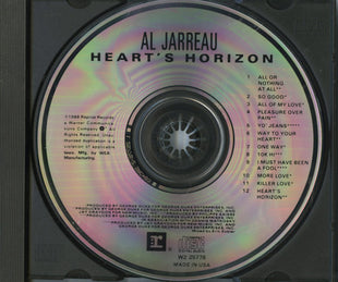 Al Jarreau : Heart's Horizon (CD, Album, Club)