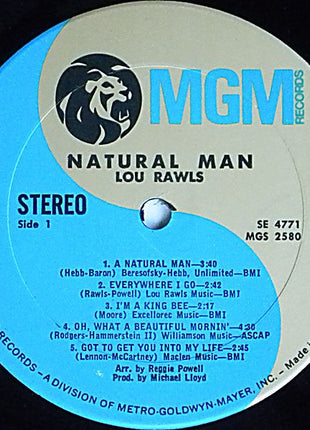 Lou Rawls : Natural Man (LP, Album, Kee)