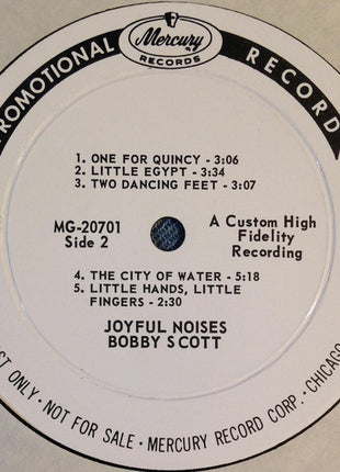 Bobby Scott : Joyful Noises (LP, Mono, Promo)