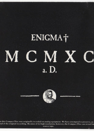 Enigma : MCMXC a.D. (CD, Album, RE)