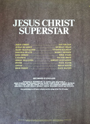 Various : Jesus Christ Superstar - A Rock Opera (2xLP, Album, Club, RE)