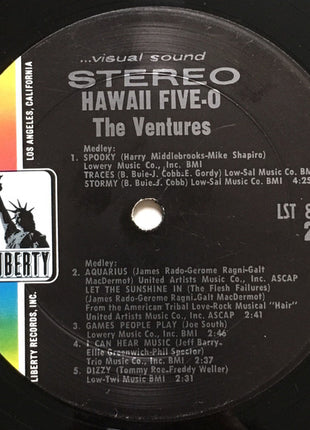 The Ventures : Hawaii Five-O (LP, Album, Pit)