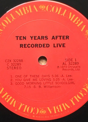 Ten Years After : Recorded Live (2xLP, Album, Pit)