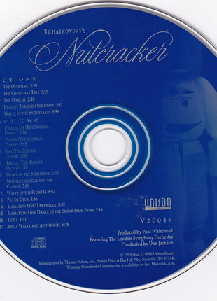 Pyotr Ilyich Tchaikovsky, London Symphony Orchestra Conducted By Don Jackson (2) : Tchaikovsky's Nutcracker (CD, Album)