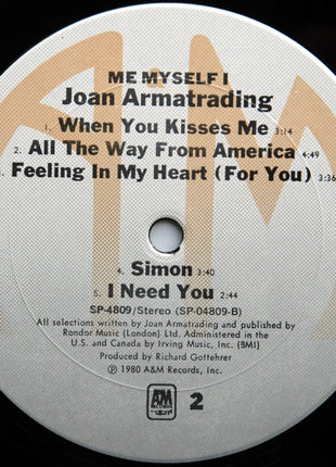 Joan Armatrading : Me Myself I (LP, Album, Pit)